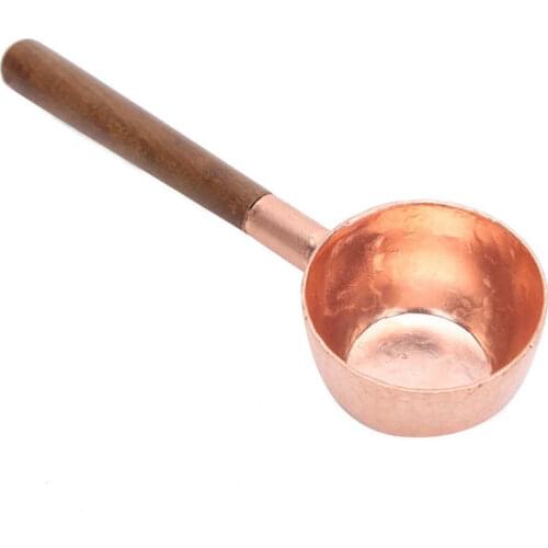 Coffee spoon cafeteira Natural Walnut Coffee Beans Spoons for Coffee Tea Sugar Salt Long Handle Measuring Spoons reusable