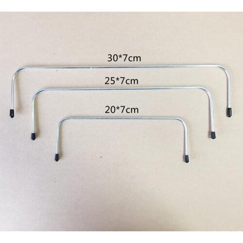 Bracket Gold Manual Fabric Diy Material Parts Round Curve Angle Clutch Frame Handle Handmade Vintage Kiss Lock Purse Frame