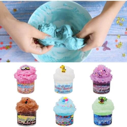 Lightweight 50ML Beautiful DIY Floam Mug Slime Portable Putty Sluge Non-sticky for Relax