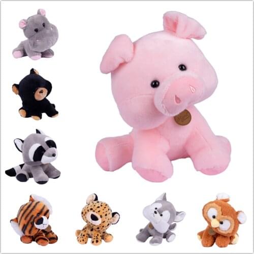 40pcs/set 18cm Mini Teddy Bear Stuffed Plush Toys Cute White Teddy Bears Pendant Dolls Gifts Birthday Wedding Party Decor