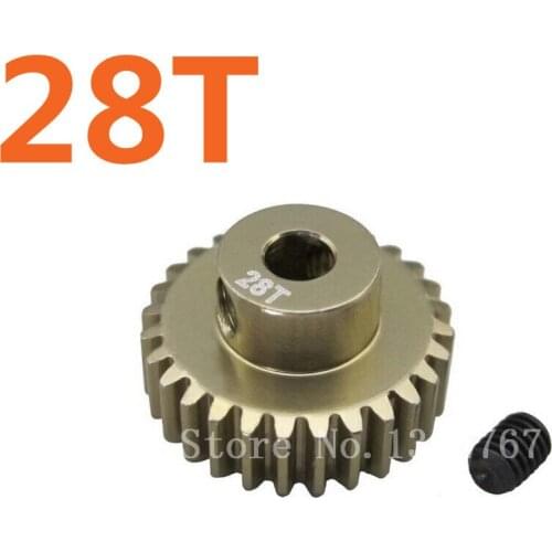 Sakura Alloy 7075 Hard Coated 48P Motor Gear 18T 19T 20T 21T 22T 24T 26T 28T For 1/10 RC Model Car D3 CS XI S XIS Ultimate etc