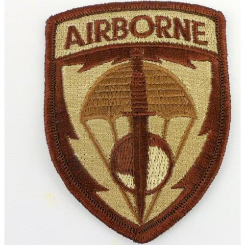 US Air Force Airborne Paratrooper Patch Sand Color Iron-on -1395 Military Store