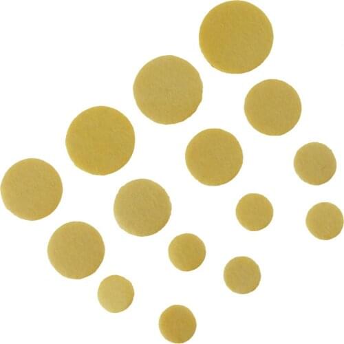 15pcs/lot Durable Oboe Pads Instrument Mat Oboe Sound Hole Pad Gasket for Wind Instrument