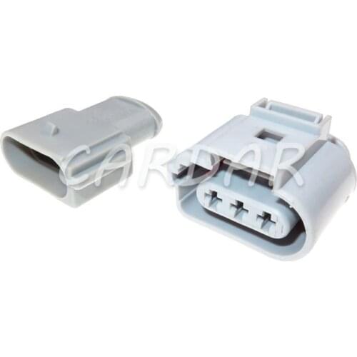 1 Set 3 Pin 1J09737236 1J0973723G 3.5mm Auto Fog Lamp Light Socket Crankshaft Sensor Connector For VW