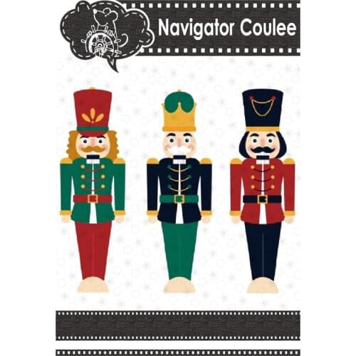 Christmas Soldier Metal Cutting Die Scrapbook Stamping Stamp Decoration Creative Embossing DIY Craft New Arrival 2021
