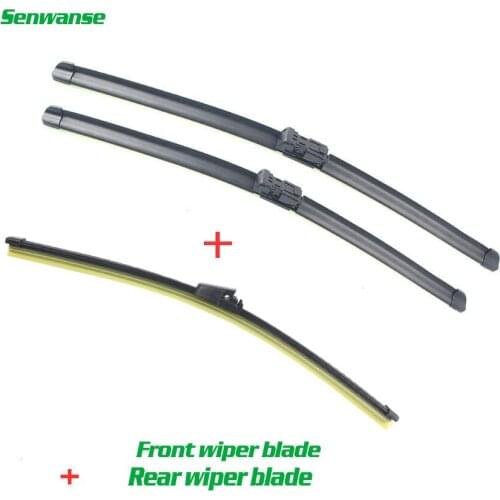 Senwanse Front and rear Wiper Blades For Seat Ibiza 2012-2018 Windshield Windscreen wiper 24"+16"+13"
