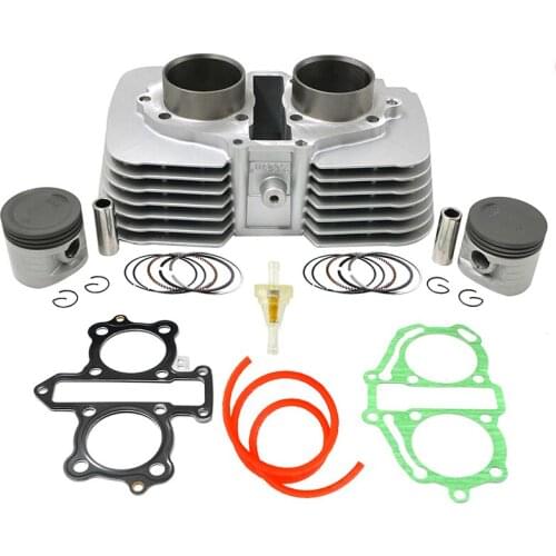 STD 53mm Air Cylinder Block & Piston & Rings & Oil Tube & & Oil Fuel Filter Kit & Gasket Kit For Honda CA250 CMX 250 C Rebel 250