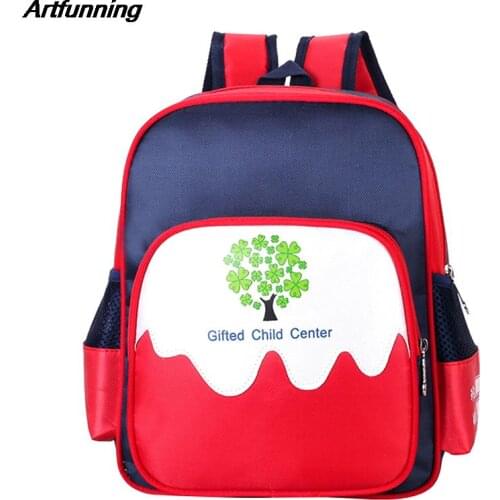 Artfunning kindergarten school bag for Boys Girls Kids shoulder strap book bag Primary School backpack Kids Satchel mochila
