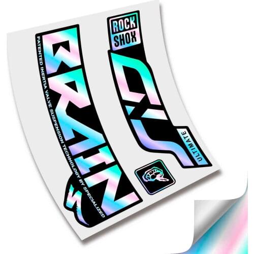 Stickers hairpin ROCKSHOX SID BRAIN ULTIMATE various colors BIKE cycling BTT MTB BIKE