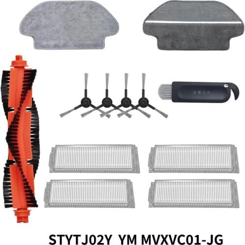 Robot Vacuum Cleaner Spare Parts accessories For Xiaomi Mijia Mi STYJ02YM MVXVC01-JG Viomi V2 Mop Cloth Main Brush Hepa Filter