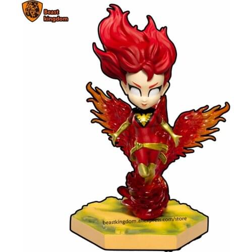 Beast kingdom Marvel X-men Dark Phoenix mini egg Attack Series garage Garage Kits Model Kits Collecting gift toys