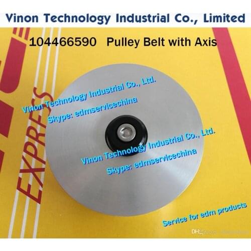 1pc) 104466590 edm Pulley Complete for Spool Drive for ROBOFIL 190,290,300,310 edm spare parts 446.659.0, 104.466.590 Pulley