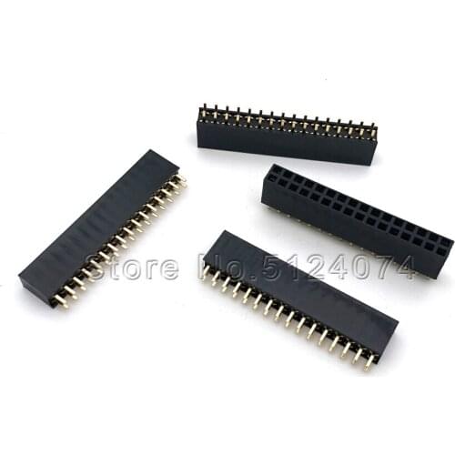 10pcs/lot Double row female Spacing 2.54mm 2x16pin double row seat 32P female connector 2*16P DIP