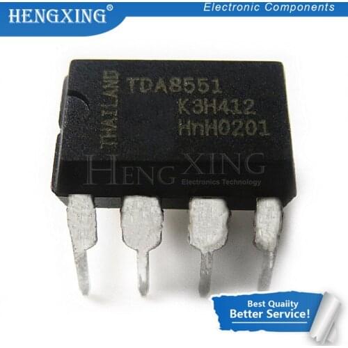 10pcs/lot TDA8551 TDA 8551 DIP-8 In Stock