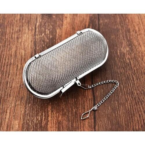 200pcs Pratical Tea Strainer Filter Hanging Safe Reusable Mesh Tea Strainer Stainless Tea Infuser Strainer Steel Kitchen SN2429