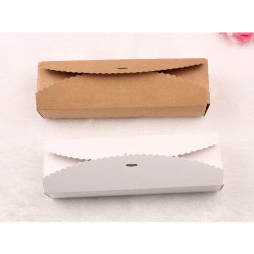 23*7*4cm Cardboard Mooncake Box biscuit pancake Packaging Kraft Paper Macaron Boxes Biscuit Cake Gift boxes wen5652