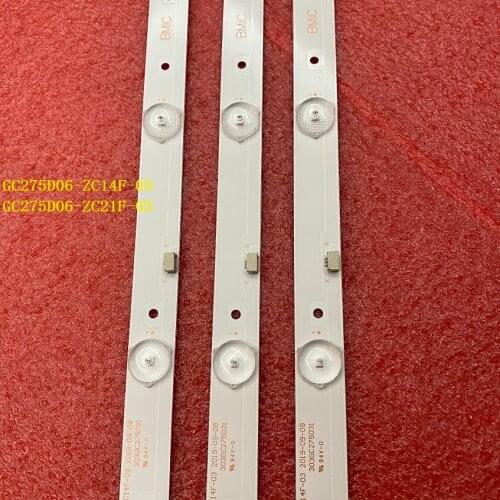 3pcs/set LED Backlight bar For 28PHF2056/T3 GC275D06-ZC14F-03 GC275D06-ZC21F-03 303GC275031