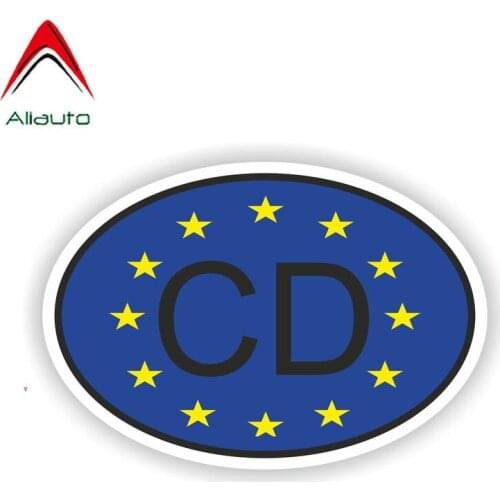 Aliauto Funny Car Styling Corps Diplomatic Country Code Automobile Motorcycles Decoration Sticker Decal Accessories PVC,13cm*9cm