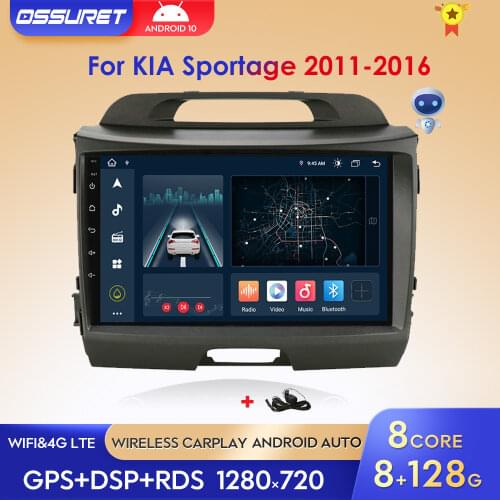 For KIA Sportage 2010 2011 2012 2013 2014 2015 2016 Car Android Radio Multimedia Player 2 Din Auto Radio Video GPS Navi WiFi