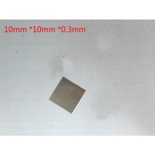 Pure platinum tablet, platinum plate electrode, purity: 99.99%, specification: 10*10*0.3mm