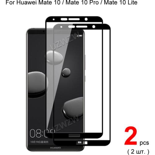 2pcs For Huawei Mate 10 lite / Mate 10 Pro / Mate 10 Full Cover Tempered Glass Screen Protector Protective Guard Film HD Clear