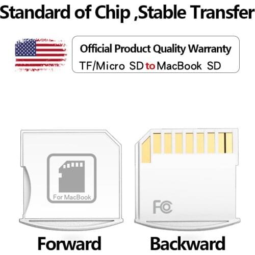 For Macbook Air 13 inch and MacBook Pro 15-inch 32GB 64GB 128GB micro sd adapter Memory Portable Converter Adapter adapter macb