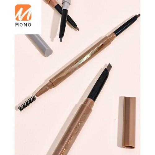 Double-Headed Eyebrow Pencil Waterproof and Sweat-Proof Natural Long Lasting Is Not Easy to Decolorize Eyebrow Powder