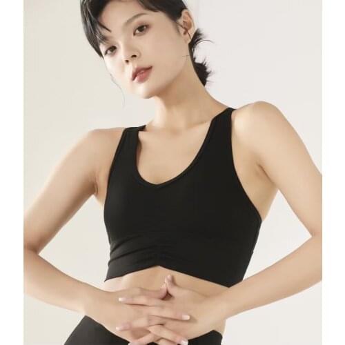 Lulu sexy solid color is thin beautiful back yoga running exercise fitness training sports vest ladies casual bra