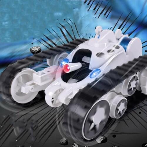 Childrens Intelligent Remote Control Stunt Tank Car Deformation Tumbling Off-Road Vehicle Mini Jump Racing Car Boys Toys