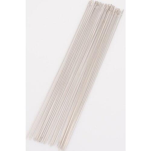 Stainless Steel Metal Pins Beading Needles for Jewelry Beads Bracelets Necklace DIY Tools, Platinum, 55x0.45mm; about 30pcs/bag