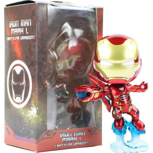 Avengers Infinity War Iron Man Mark L MK50 Q Version PVC Figure Doll Collectible Model Toy