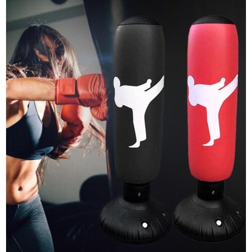 Kids Standing Punching Bag Inflatable Punching Bags Tumbler Punching Column for Adults Combat Training