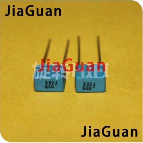20PCS NEW EVOX PFR5 3300PF 630V P5MM MKP 332/630V film EVOX-RIFA PFR 332 3.3nf/630v 3300pf 630vdc 3N3 0.0033UF