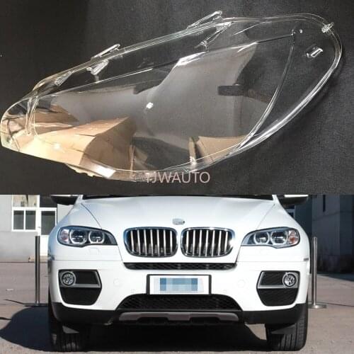 Car Headlamp Lens For BMW X6 2008 2009 2010 2011 2012 2013 Car Headlight Headlamp Lens Auto Shell Cover
