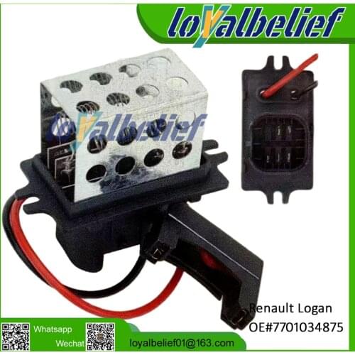 Brand New Heater Blower Control Resistor For Renault Logan 7701034875 blower control resistor