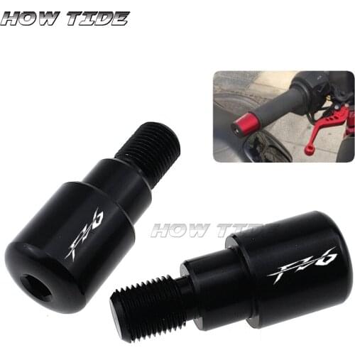 CNC Motorcycle Handlebar Ends Grips Slider for FZ6 FZ 6 2004-2007 2005 2006 Motorbike Handler Bar