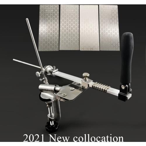 Metal Material Knife Sharpening System Sharpening Stone with Stones Grinder RUIXIN 4 Generations Fixed Angle Sharpener Set