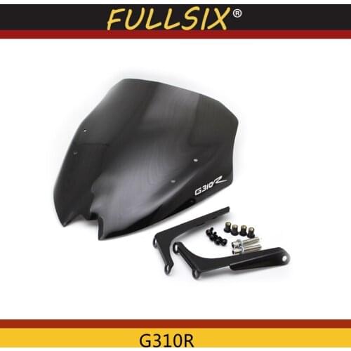 Motorcycle Parts Motorcycle Windshield WindScreen Viser VIsor Front Glass for BMW G310R G 310 R G310 R 2017-2018