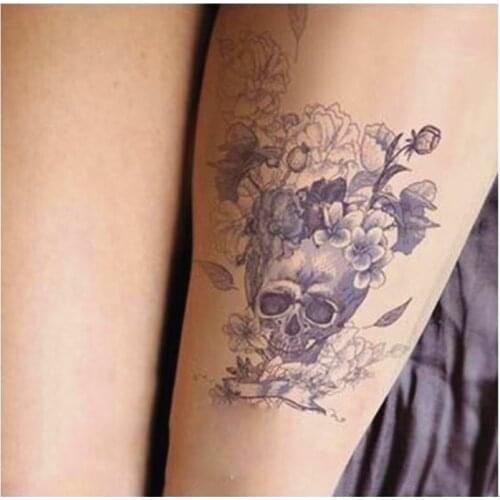 First and Last Womens Tihghts Fashion vintage punk skull print stockings silk personality pantyhose thin stockings