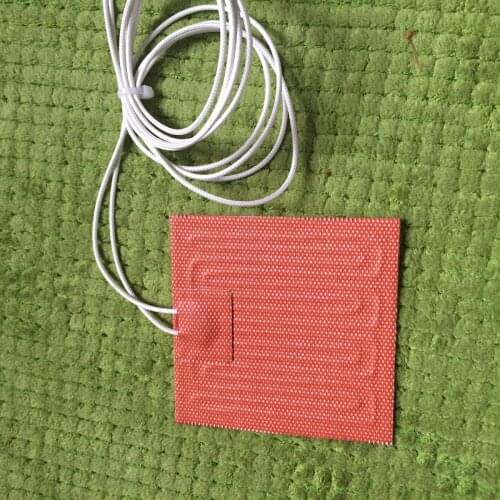24w 100w 20mm x 450 mm heating element Flexible Silicone Heater, elextric heater industrial flexible 3m adhesive Custom design