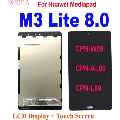 AAA+ 8.0” LCD For Huawei Mediapad M3 Lite 8 8.0 LCD CPN-W09 CPN-AL00 CPN-L09 LCD Display Touch Screen Digitizer Assembly