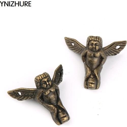 50pcs 30*27mm Limited New Arrival Antique Brass Jewelry Chest Wood Box Decorative Feet Leg Corner Protector In Stock