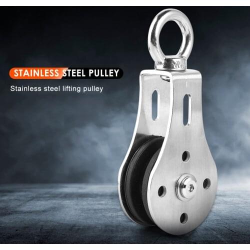 Fitness Kits Mute Loading Lifting Pulley Cable Strap Hook Strength Training Bearing Heavy Gym Workout Equipment