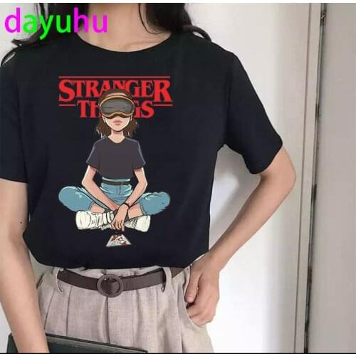 New Stranger Things Season 4 T Shirt Women Kawaii Cartoon Summer Tops 2020 T-shirt Funny Upside Down Graphic Tees Unisex Female