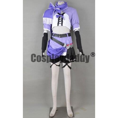 Puella Magi Madoka Magica Side Story: Magia Record Magical Girl Shizuku Hozumi Dress Game Cosplay Costume F006