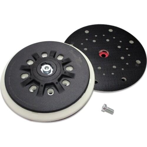 5Pcs 6 Inch 150mm Multi-Hole Dust Free Soft/Hard Sanding Pad Sander Backing Pad for Polishing Grinding