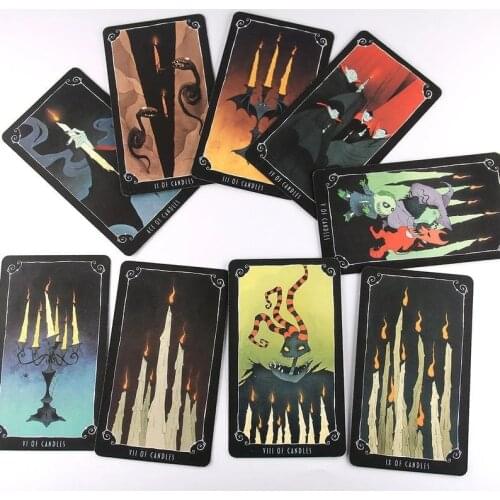 The Nightmare Before Christ mas Tarot Deck and Guidebook 78 Cards Deck and Card Game Board Game Divination Tell The Future Toy