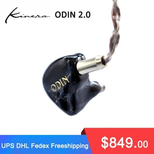 Kinera ODIN 2.0 K8 8BA In Ear Earphones Hifi Balanced Armature Earphones Ear hook Noise-Cancellation Earbuds