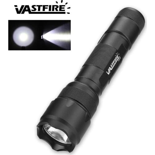 502B Night Hunting Flashlight for Gun Linterna LED Torch Light L2 Tactical Flash Light Lamp Use 18650 Charger Gun Mount