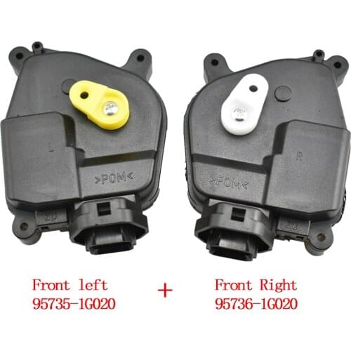 2pcs/set Front right 95736-1G020 and left 95735-1G020 Door Lock Actuator For Hyundai Accent 2006-2011 Kia Rio Rio5 1.6L